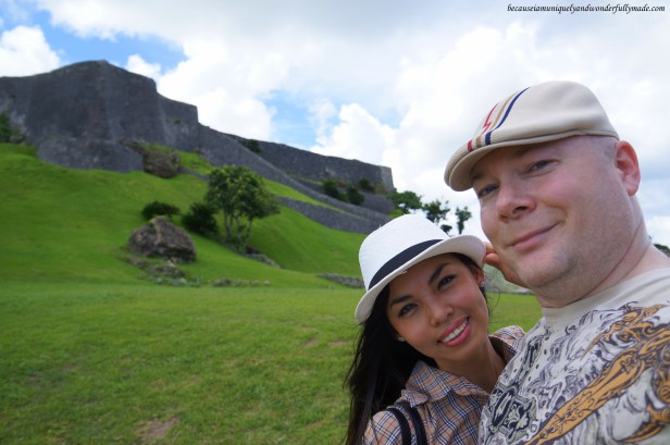 Katsuren Castle 勝連城 (Katsuren-gusuku) in Uruma City, Okinawa 沖縄県, Japan. 