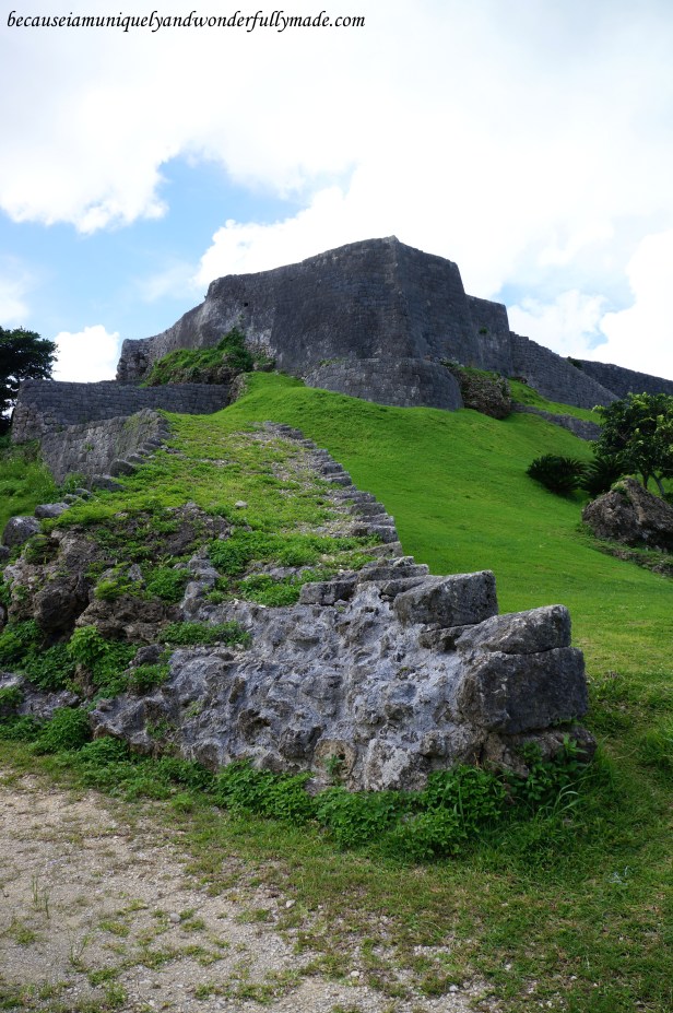 Katsuren Castle 勝連城 (Katsuren-gusuku), a UNESCO World Heritage Site located in Uruma City, Okinawa 沖縄県, Japan.