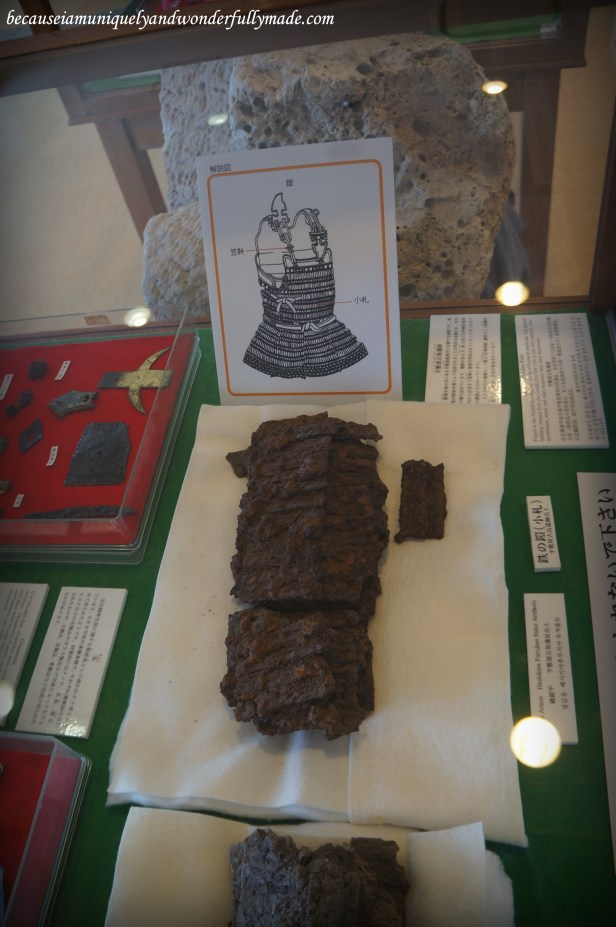 Some of the artifacts found at Katsuren Castle 勝連城 (Katsuren-gusuku) in Uruma City, Okinawa 沖縄県, Japan. 