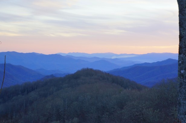 The Great Smoky Mountain is part of the Blue Ridge Mountains, a mountain range in the Eastern US extending from West Virginia to Georgia. It is called the Blue Ridge because of the bluish color when the mountain is seen from a distance.