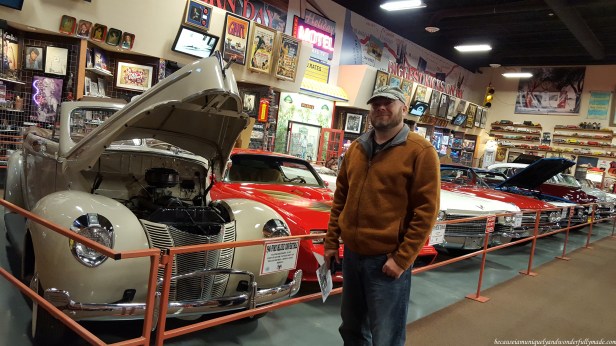 Car Museum of classic cars inside Russell's Travel Center off Interstate 40 on New Mexico.
