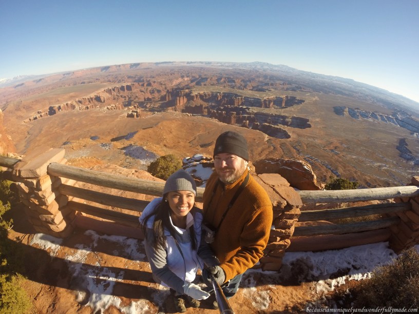 Canyonlands National Park, located in the Southeastern area of Utah and southwest of the city of Moab, is known for its layers of sedimentary rock deposits that were carved into hundreds of colorful canyons, mesas, buttes, fins, arches and spires. The park offers lookouts as overlooks of the canyon such as the Grand View Point and the Green River Overlook. Canyonlands is also famous as a stargazing spot with a night sky so pristine that the park was designated as a Gold-Tier International Dark Sky Park in 2015, and it is one of the four national parks in southern Utah with the International Dark Sky Park designation.