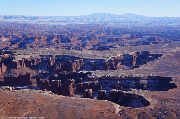 The canyons as seen from The Grand View Point at Canyonlands National Park in Moab, Utah.