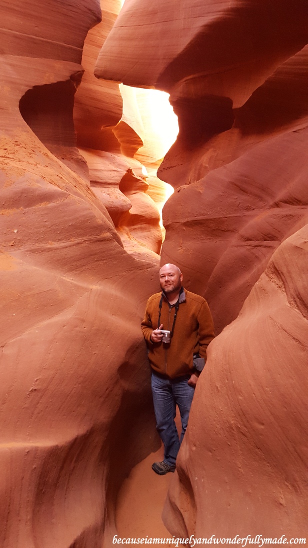The beauty of Antelope Canyon is very inviting that is makes you forget the possible dangers awaiting at canyons like this one. Because of this slot canyon's narrow dimensions, it can be dangerous when weather is not permissible. Within minutes, a rain can drown the canyon in flash floods and deadly flash floods have occurred at this canyon. Tour with caution.
