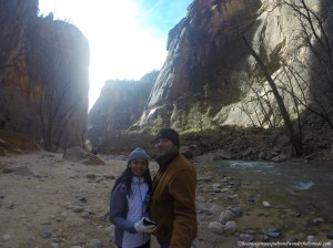 Riverside Walk, also known as the Gateway to the Narrows, at Zion National Park in Utah.
