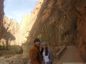 At the Riverside Walk, also known as the Gateway to the Narrows, at Zion National Park in Utah.