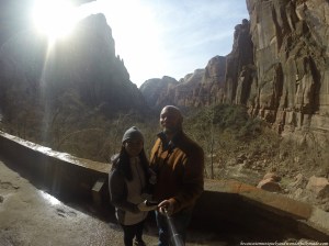 The Weeping Rock at Zion National Park in Utah.