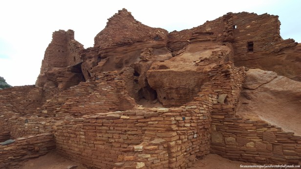One of the over 100 rooms at Wupatki Ruins at Wupatki National Monument in Arizona.