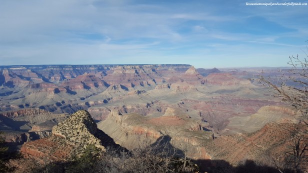 The Grandview Point of the Southern Rim of the Grand Canyon in Arizona.