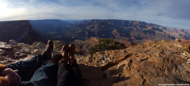 Unobstructed panorama view of the Grand Canyon at Lipan Point.
