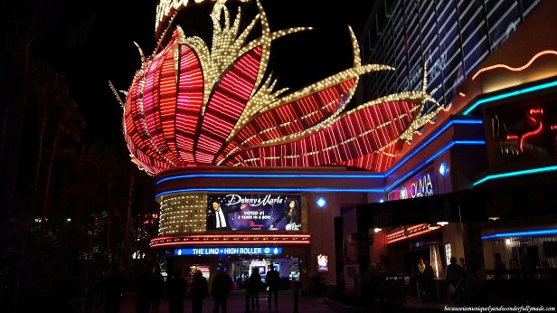 The iconic Flamingo in Las Vegas strip.