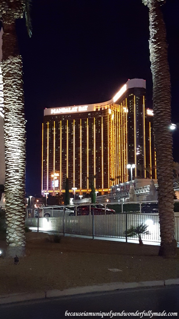The famous Mandalay Bay hotel and casino in Las Vegas.