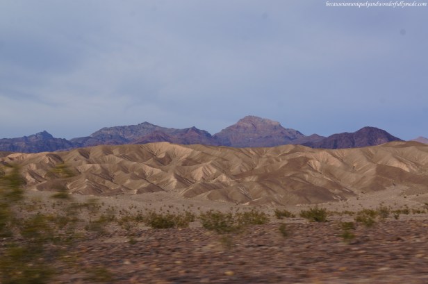 The equally astounding surrounding of Mesquite Flat Sand Dunes of Death Valley National Park in California.