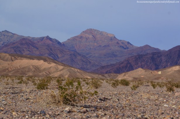The equally astounding surrounding of Mesquite Flat Sand Dunes of Death Valley National Park in California.