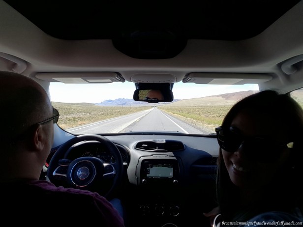 Starting to see less mountains and more dry desert as we were approaching Reno, Nevada.