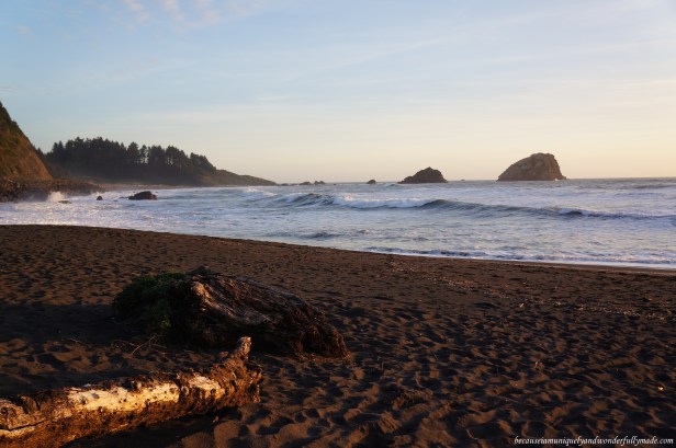 Sunset at Wilson Creek Beach, Klamath, California