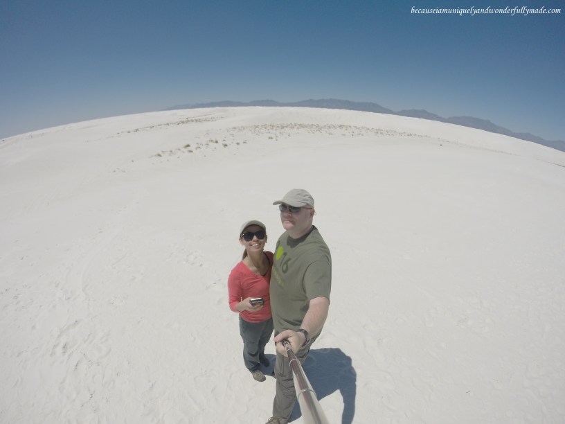 At White Sands National Monument in New Mexico.