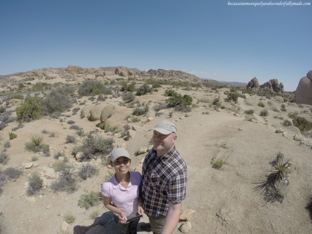 Photo opportunity as we were approaching the Skull Rock Formation at Joshua Tree National Park.
